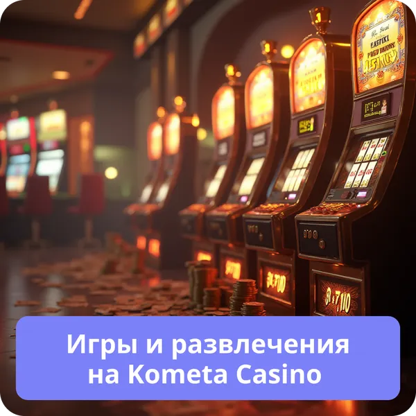 Игры и развлечения на Kometa Casino